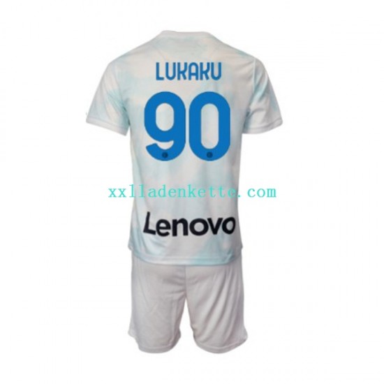 Fußballtrikot Inter Mailand Romelu Lukaku 90 Kinder Auswärts 2022-2023 Kurzarm