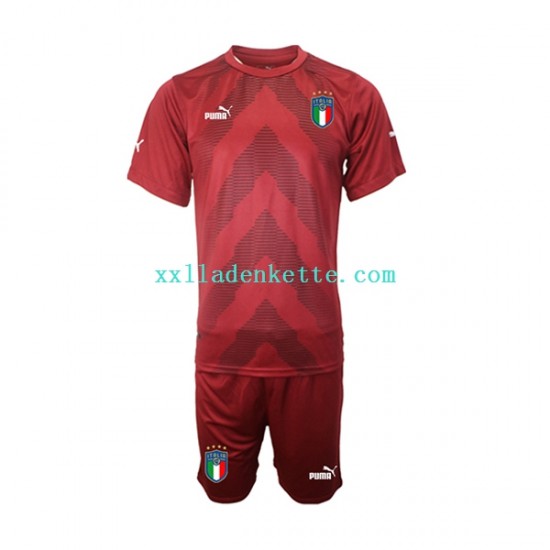 Fußballtrikot Italien Torwart Kinder Auswärts 2022-2023 Kurzarm
