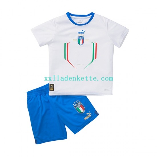 Fußballtrikot Italien Kinder Auswärts 2022-2023 Kurzarm