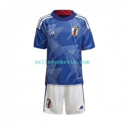 Fußballtrikot Japan Kinder Heim World Cup 2022 Kurzarm