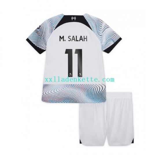 Fußballtrikot Liverpool M.Salah 11 Kinder Auswärts 2022-2023 Kurzarm