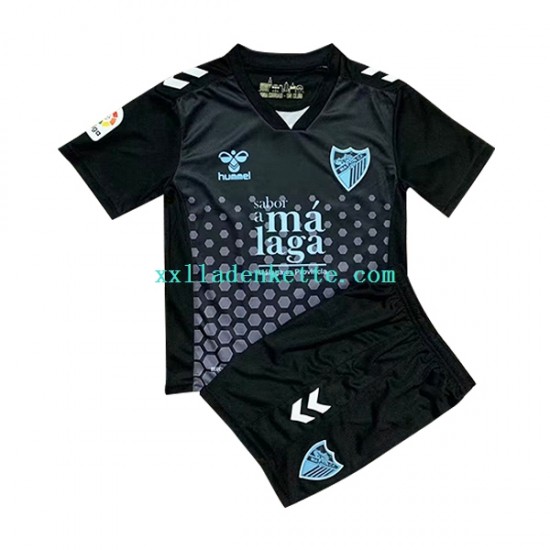 Fußballtrikot Málaga CF Kinder Ausweich 2022-2023 Kurzarm