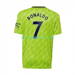 Fußballtrikot Manchester United Cristiano Ronaldo Herren Ausweich 2022-2023 Kurzarm