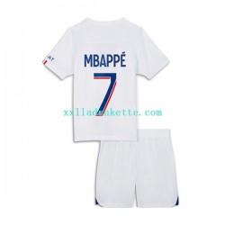 Fußballtrikot Paris Saint-Germain Mbappé 7 Kinder Ausweich 2022-2023 Kurzarm