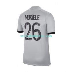 Fußballtrikot Paris Saint-Germain Mukiele 26 Herren Auswärts 2022-2023 Kurzarm