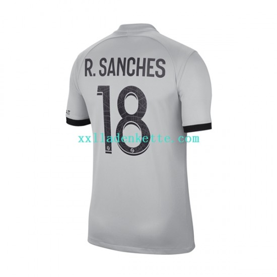 Fußballtrikot Paris Saint-Germain R.Sanches 18 Herren Auswärts 2022-2023 Kurzarm
