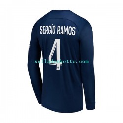 Fußballtrikot Paris Saint-Germain Sergio Ramos 4 Herren Heim 2022-2023 Langarm