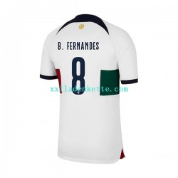 Fußballtrikot Portugal B.Fernandes 8 Herren Auswärts World Cup 2022 Kurzarm