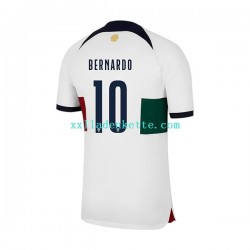 Fußballtrikot Portugal Bernardo 10 Herren Auswärts World Cup 2022 Kurzarm