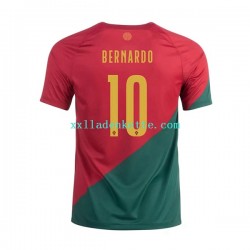 Fußballtrikot Portugal Bernardo 10 Herren Heim World Cup 2022 Kurzarm
