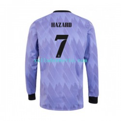 Fußballtrikot Real Madrid Eden Hazard 7 Herren Auswärts 2022-2023 Langarm