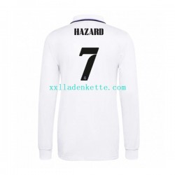 Fußballtrikot Real Madrid Eden Hazard 7 Herren Heim 2022-2023 Langarm