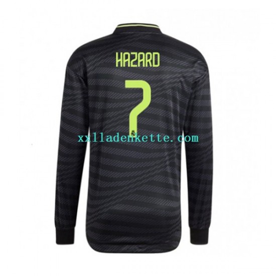 Fußballtrikot Real Madrid Eden Hazard 7 Thrid Herren 2022-2023 Langarm