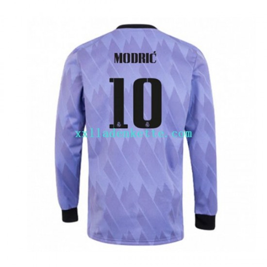 Fußballtrikot Real Madrid Modrić 10 Herren Auswärts 2022-2023 Langarm