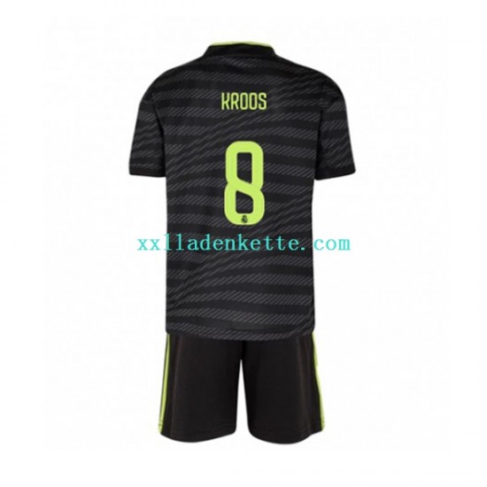 Fußballtrikot Real Madrid Toni Kroos 8 Kinder Ausweich 2022-2023 Kurzarm