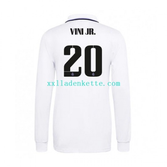 Fußballtrikot Real Madrid Vinicius Junior 20 Herren Heim 2022-2023 Langarm