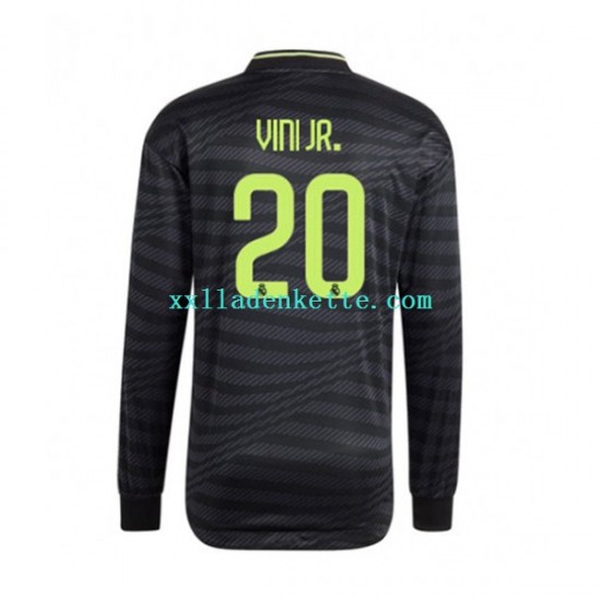 Fußballtrikot Real Madrid Vinicius Junior 20 Herren Ausweich 2022-2023 Langarm