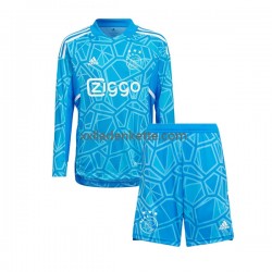 Fußballtrikot Ajax Amsterdam Torwart Kinder Heim 2022-2023 Langarm