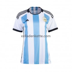 Fußballtrikot Argentinien Dame Heim World Cup 2022 Kurzarm