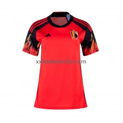 Fußballtrikot Belgien Dame Heim World Cup 2022 Kurzarm