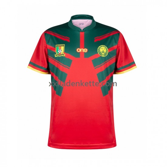 Fußballtrikot Kamerun Herren Ausweich World Cup 2022 Kurzarm