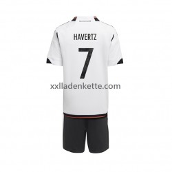 Fußballtrikot Deutschland Havertz 7 Kinder Heim World Cup 2022 Kurzarm