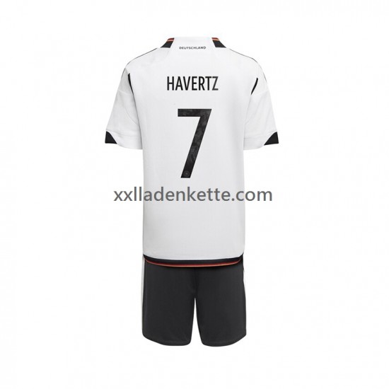 Fußballtrikot Deutschland Havertz 7 Kinder Heim World Cup 2022 Kurzarm