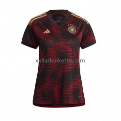 Fußballtrikot Deutschland Dame Auswärts World Cup 2022 Kurzarm