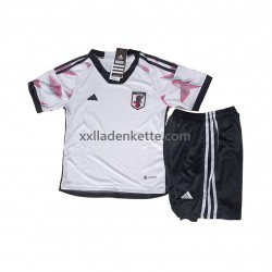 Fußballtrikot Japan Kinder Auswärts World Cup 2022 Kurzarm