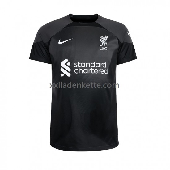 Fußballtrikot Liverpool Torwart Herren Auswärts 2022-2023 Kurzarm