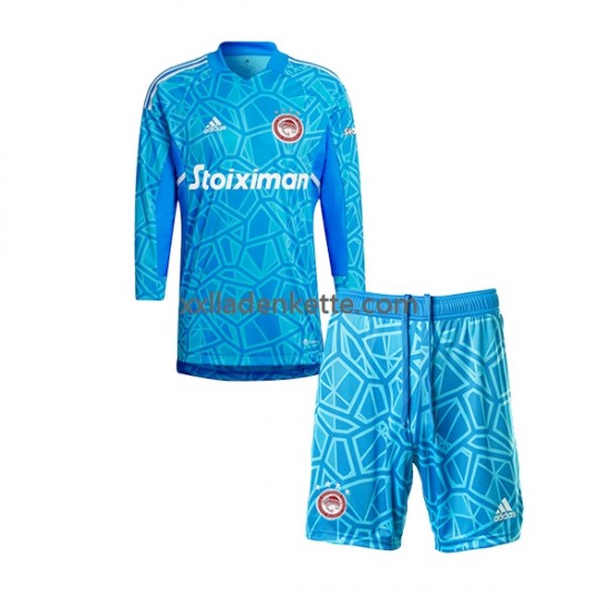 Fußballtrikot Olympiacos Torwart Kinder Heim 2022-2023 Langarm