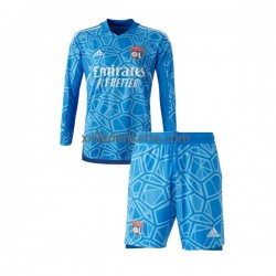 Fußballtrikot Olympique Marseille Torwart Kinder Heim 2022-2023 Langarm