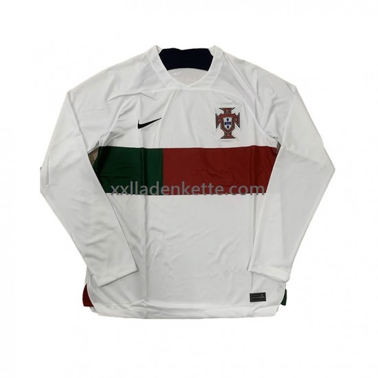 Fußballtrikot Portugal Herren Auswärts World Cup 2022 Langarm