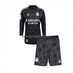 Fußballtrikot Real Madrid Torwart Kinder Auswärts 2022-2023 Langarm