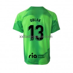 Fußballtrikot Atlético Madrid Jan Oblak 13 Torwart Herren Heim 2022-2023 Kurzarm