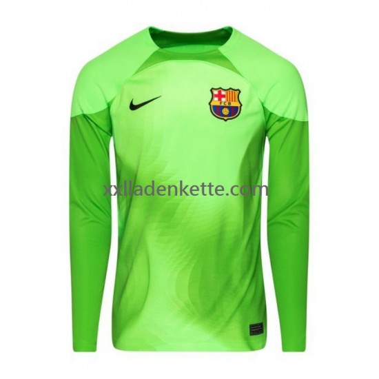 Fußballtrikot FC Barcelona Torwart Herren Heim 2022-2023 Langarm