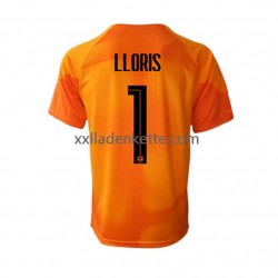 Fußballtrikot Frankreich Hugo Lloris 1 Torwart Herren Auswärts World Cup 2022 Kurzarm