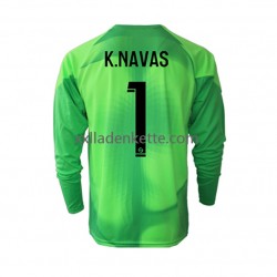Fußballtrikot Paris Saint-Germain Keylor Navas 1 Torwart Herren Heim 2022-2023 Langarm