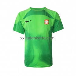 Fußballtrikot Polen Torwart Herren Heim World Cup 2022 Kurzarm