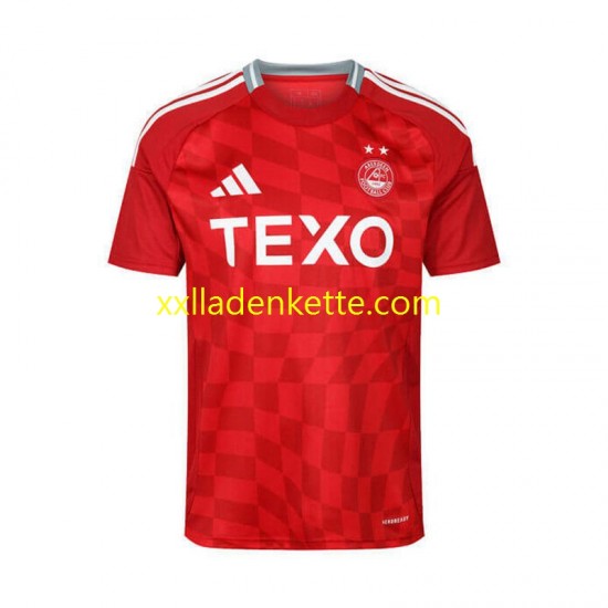 Fußballtrikot Aberdeen Herren Heim 2024-2025 Kurzarm