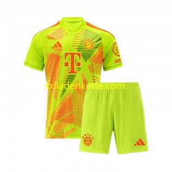 Fußballtrikot FC Bayern München Torwart Kinder Heim 2024-2025 Kurzarm