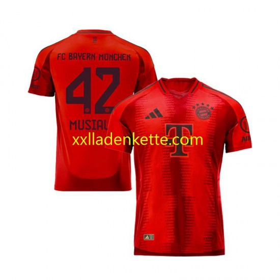 Fußballtrikot FC Bayern München Jamal Musiala 42 Herren Heim 2024-2025 Kurzarm