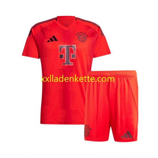 Fußballtrikot FC Bayern München Kinder Heim 2024-2025 Kurzarm