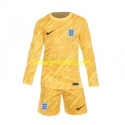 Fußballtrikot England Torwart Kinder Auswärts Euro 2024 Langarm