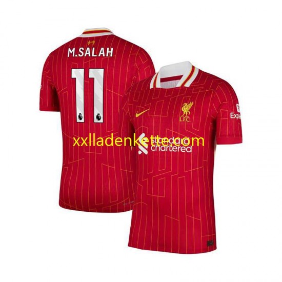 Fußballtrikot Liverpool Mohamed Salah 11 Herren Heim 2024-2025 Kurzarm