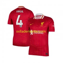 Fußballtrikot Liverpool Virgil van Dijk 4 Herren Heim 2024-2025 Kurzarm