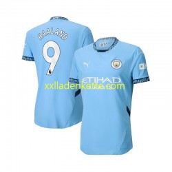 Fußballtrikot Manchester City Erling Haaland 9 Herren Heim 2024-2025 Kurzarm