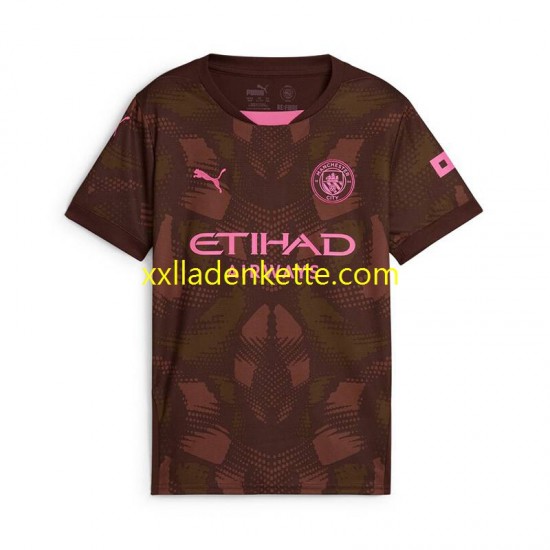 Fußballtrikot Manchester City Torwart Herren Heim 2024-2025 Kurzarm