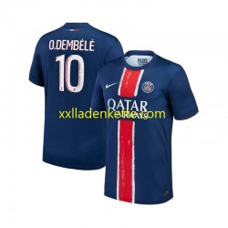 Fußballtrikot Paris Saint-Germain Ousmane Dembele 10 Herren Heim 2024-2025 Kurzarm