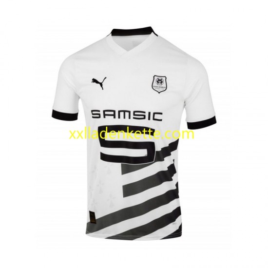 Fußballtrikot Stade Rennes Herren Auswärts 2023-2024 Kurzarm